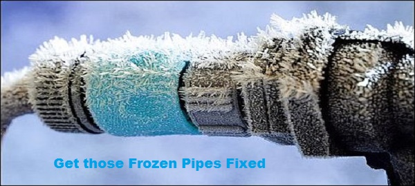 Nor’easter is Here: Get those Frozen Pipes Fixed