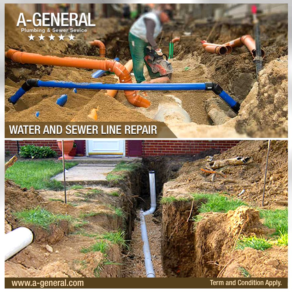 Why is it better to hire professional water and sewer line repair providers?