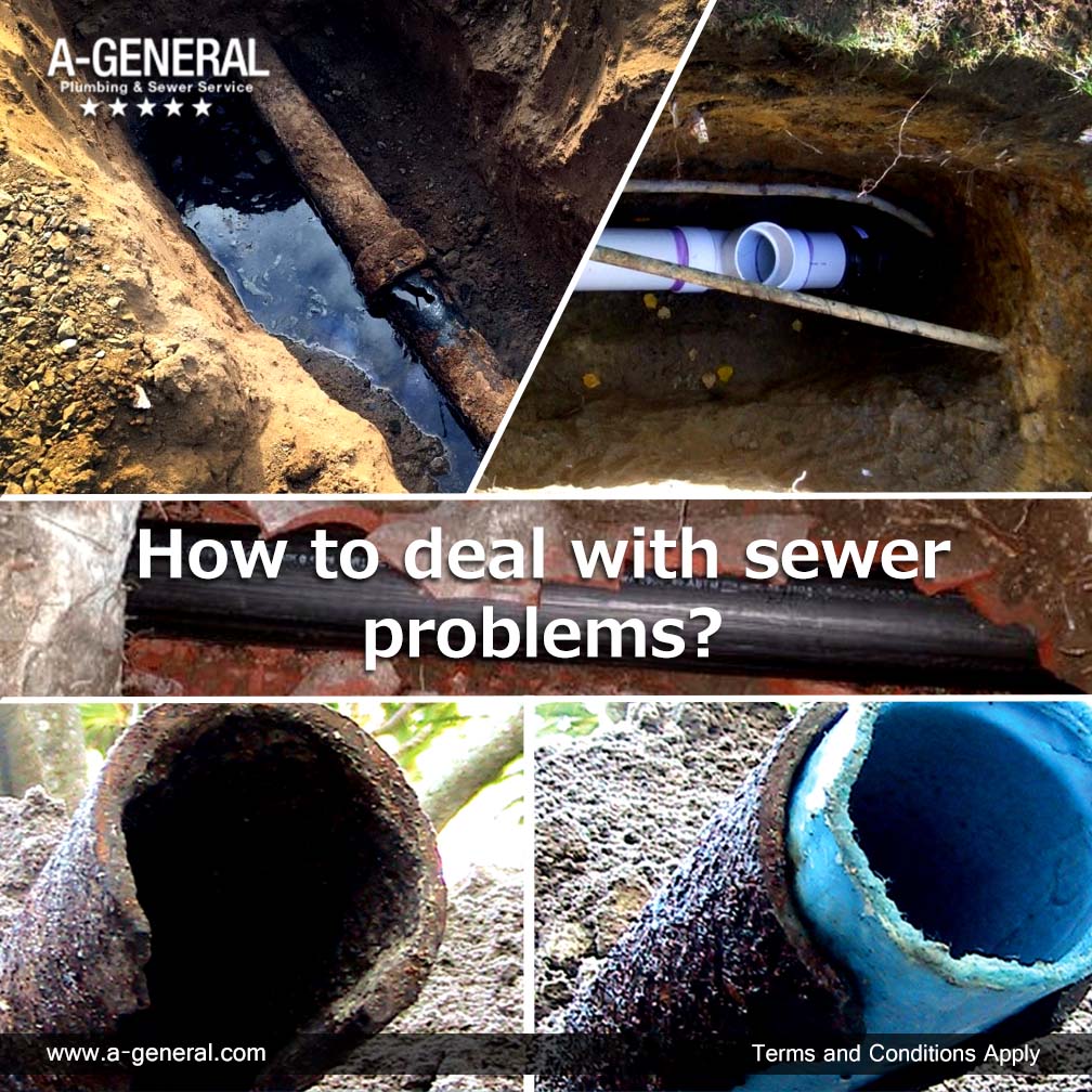 How to deal with sewer problems?
