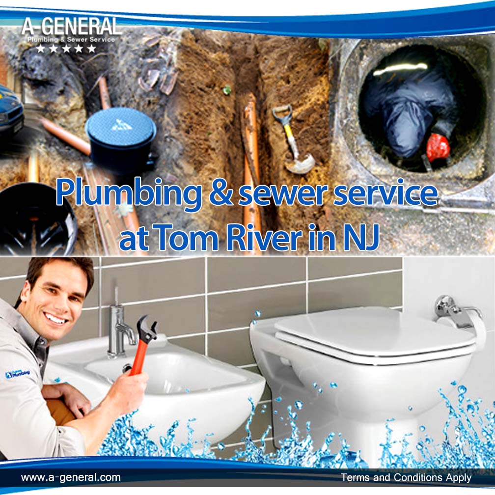 Plumbing & sewer service at Tom River in NJ