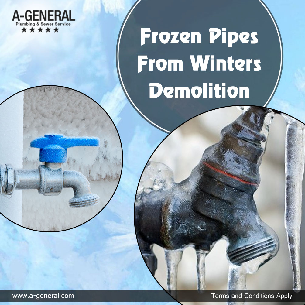 Keep A Check On Those Frozen Pipes From Winter’s Demolition