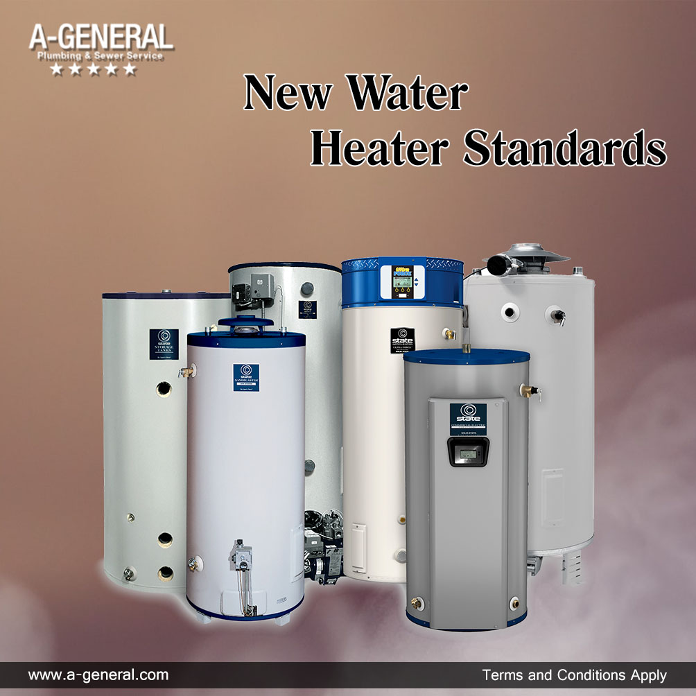 What are the New Water Heater Standards to be followed?