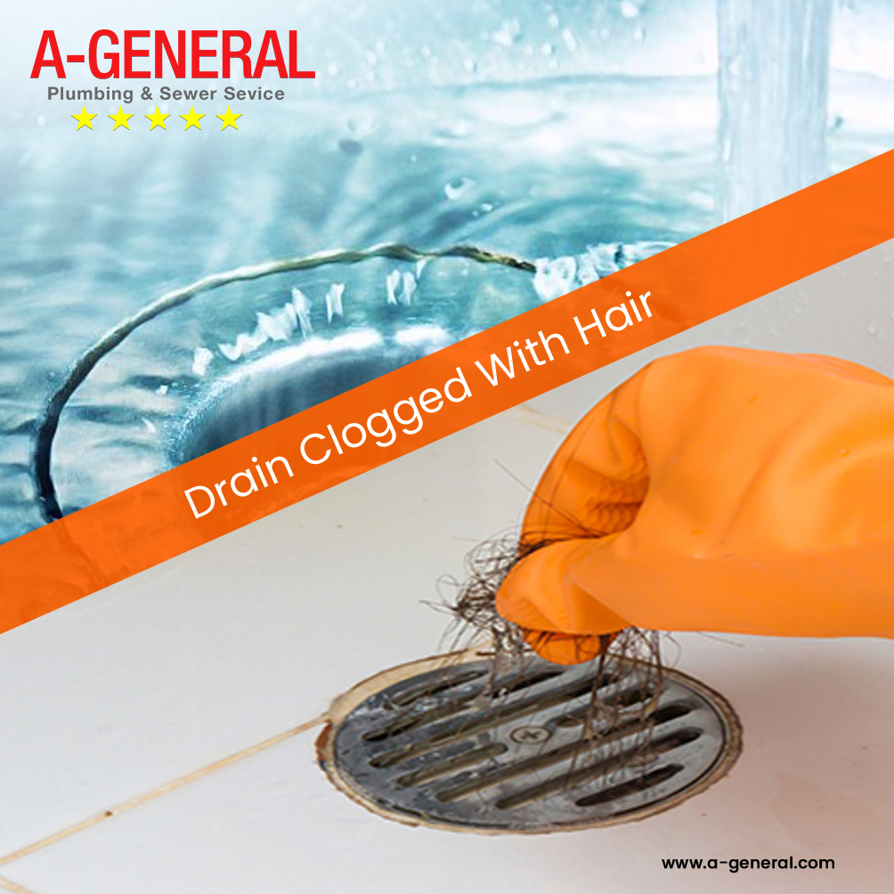 What Are The Solutions For A Drain Clogged With Hair?