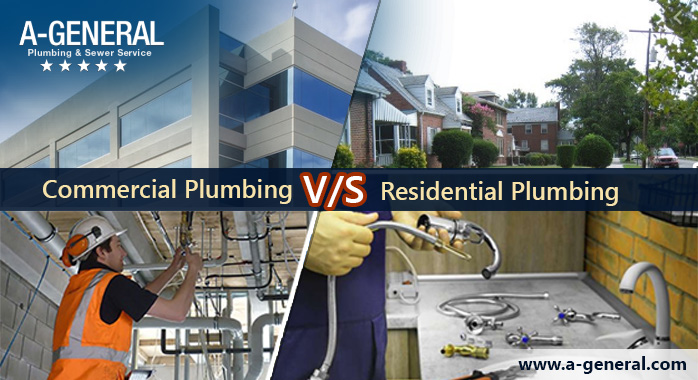 Commercial Plumbing V/S Residential Plumbing